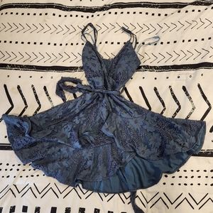 Navy Blue. Mini dress. XS